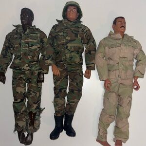 ES Toys GI Joe 12” Action Figures-set of 3